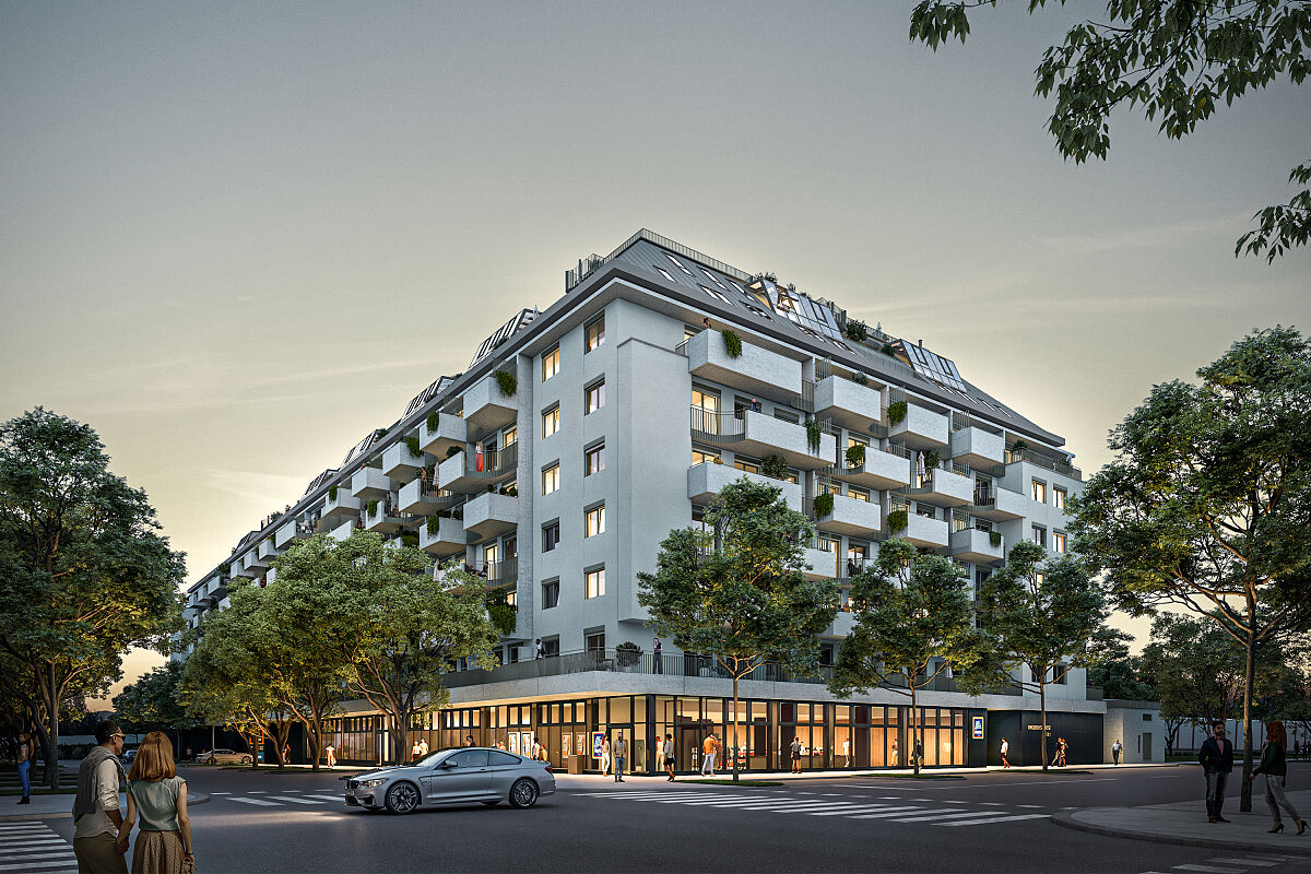 Urbanes Lebensgefühl am Donauufer 