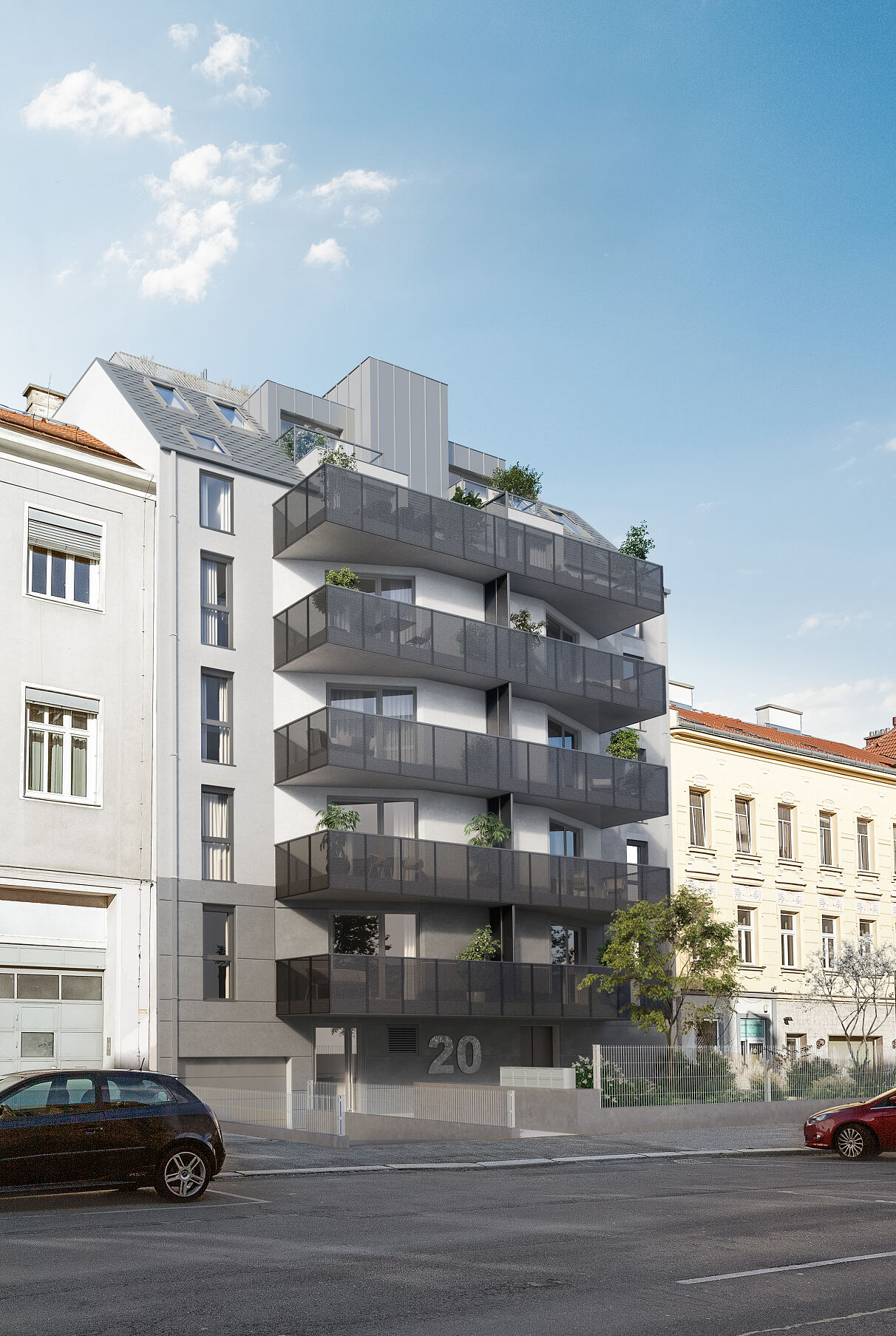 WINEGG feiert Dachgleiche für Wohnprojekt in der Hohenbergstraße 20