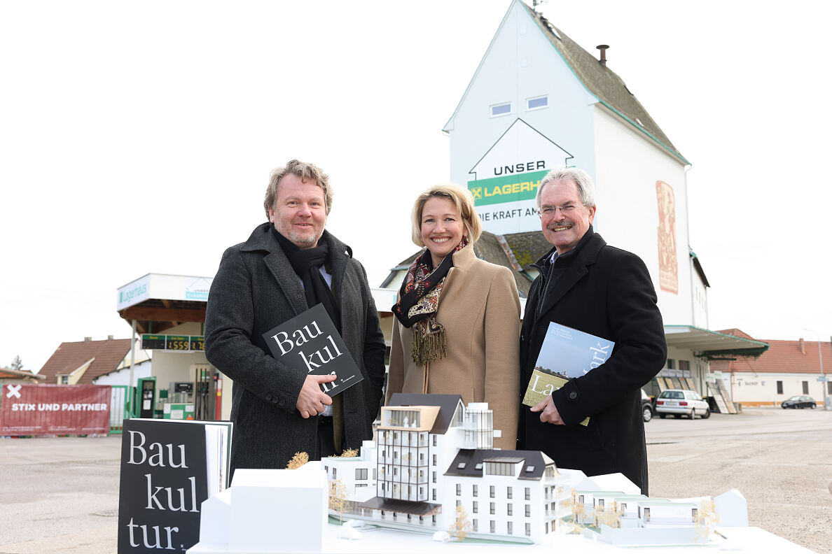 Aus dem Bernhardsthaler Lagerhaus wird LandMark (c) STIX + Partner  Katharina Schiffl 