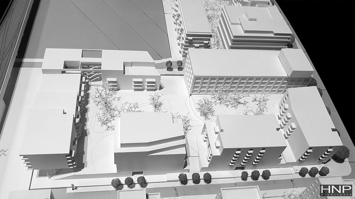  HNP architects: Dachgleiche für ein Projekt „Am Seebogen“ in der Seestadt Aspern