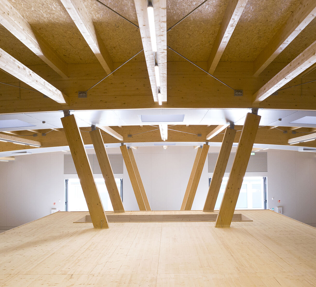  HNP architects: Moderne Holzbau-Mehrzweckhalle im Süden Österreichs fertiggestellt