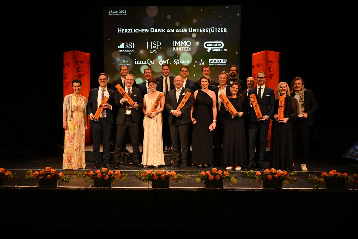 Immobilienpreis Cäsar® 2022 – Die Branchenbesten stehen fest!