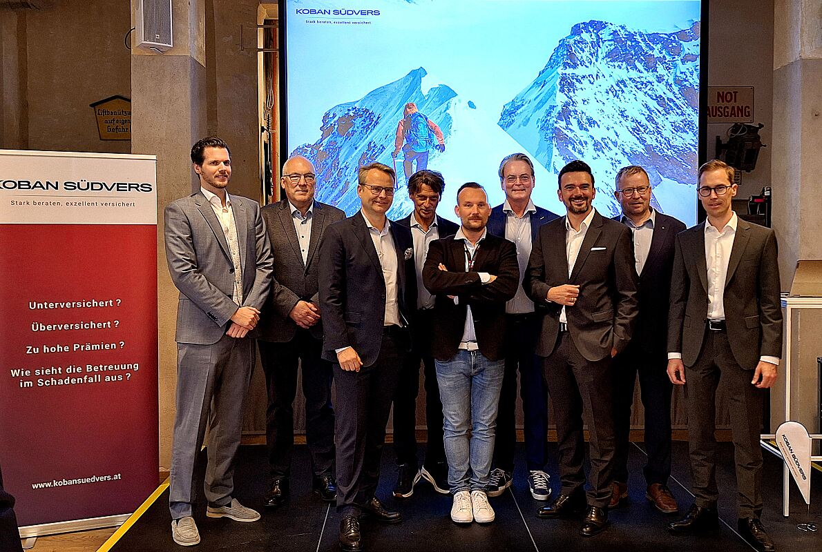 Vortragende und Experten beim 1. KOBAN SÜDVERS Risk Summit