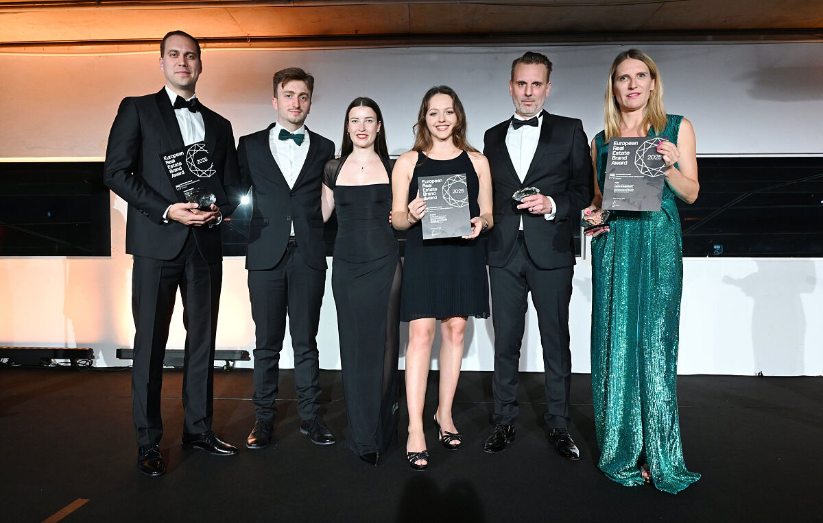 Vertreter:innen der epmedia beim Real Estate Brand Award
