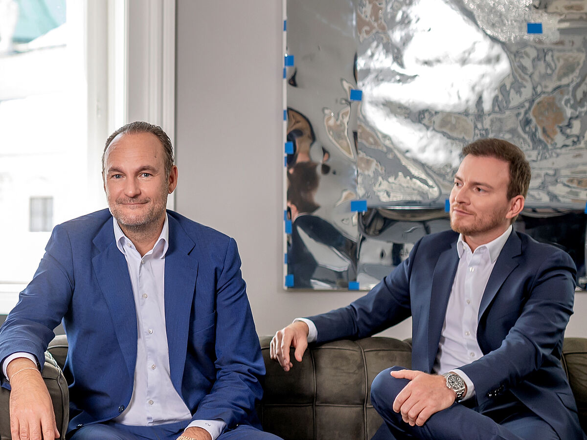 Christian Winkler, Eigentümer und Geschäftsführer der WINEGG Realitäten GmbH und DI Hannes Speiser, Prokurist der WINEGG Realitäten GmbH